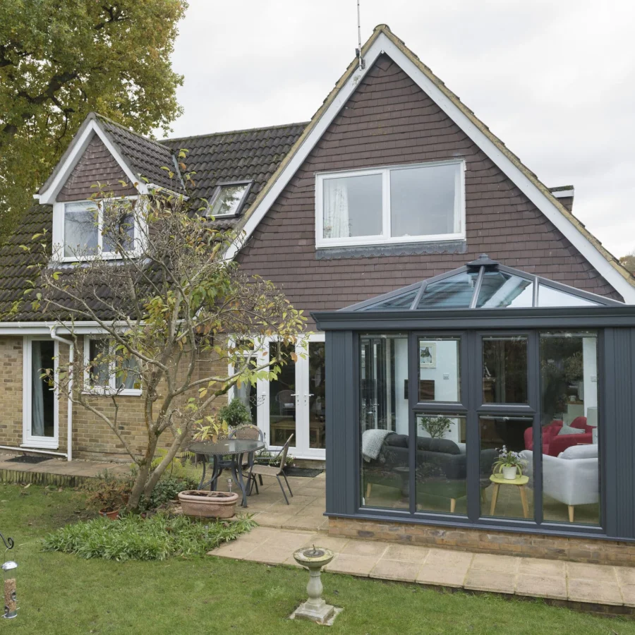 Ultraframe glass roof conservatory