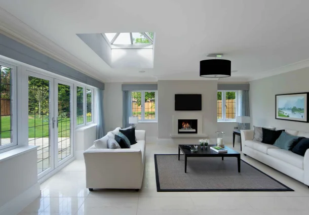 upvc windows in manchester (internal view inside a lounge)