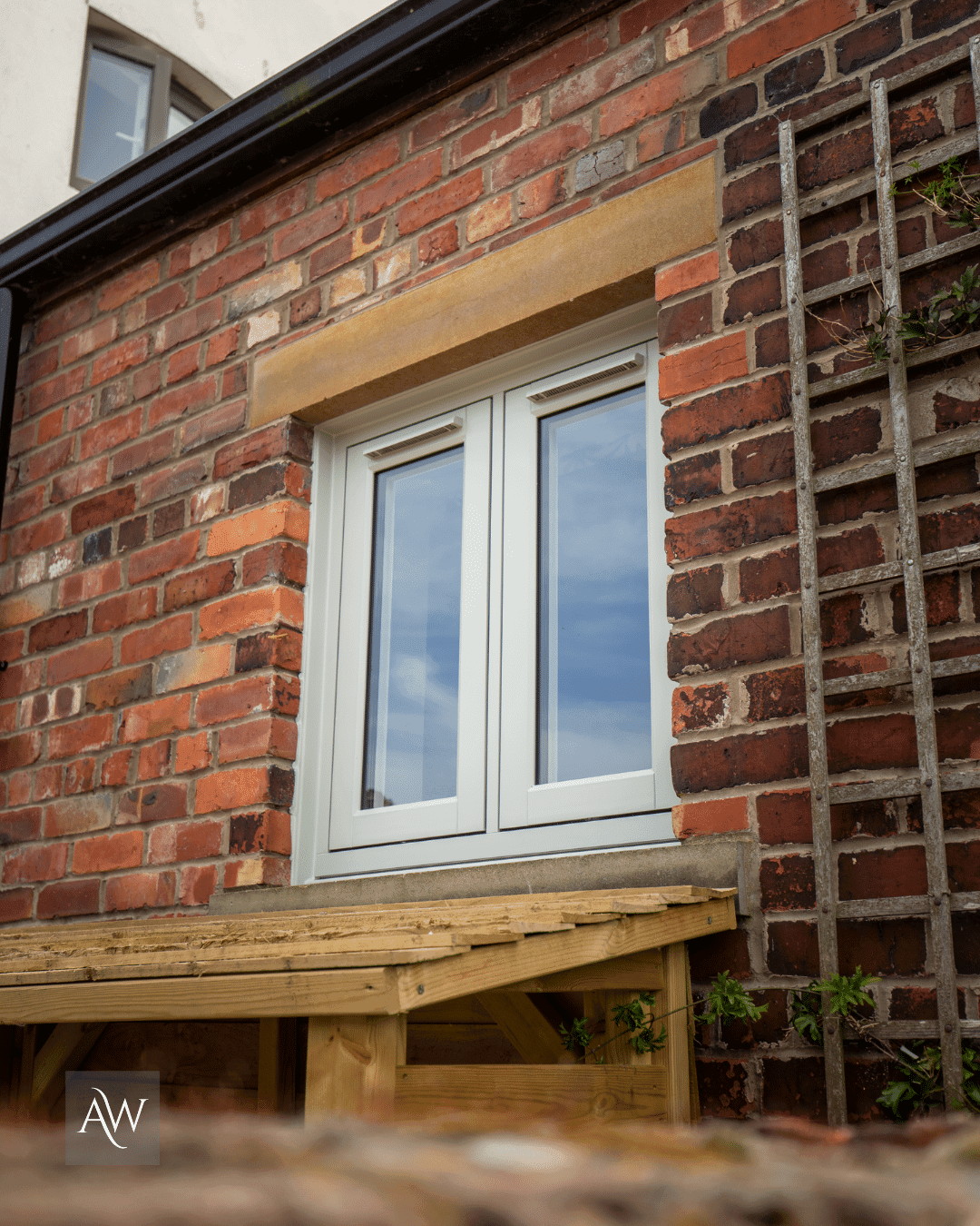 close up of a r7 painswick flush casement window in cheshire installed by alexander windows
