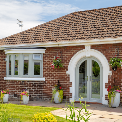 flush windows & french door | heald green