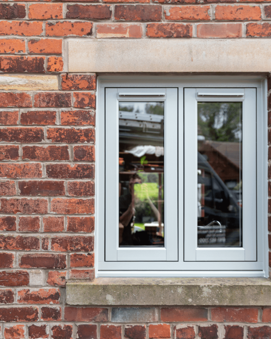 close up of a painswick R7 window installed by alexander windows in poynton, cheshire
