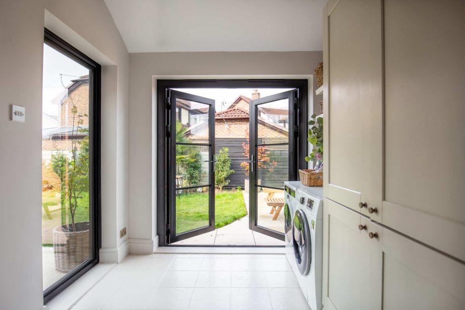 external view of a heritage French door