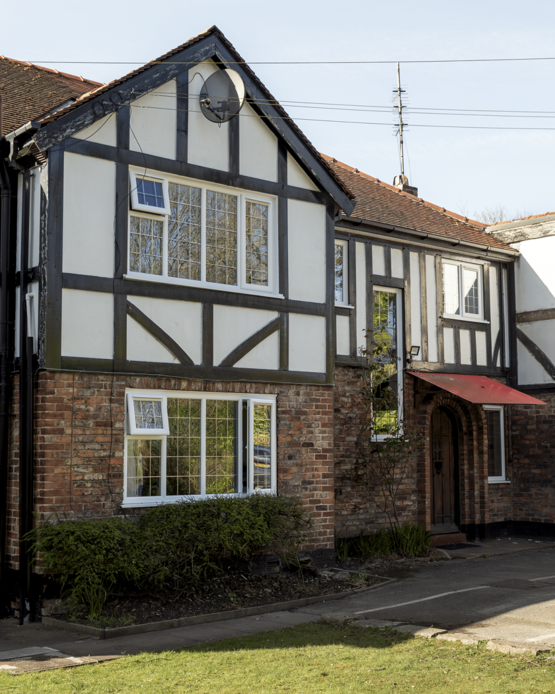 kommerling windows in white installed by alexander windows at davenport residential home in stockport