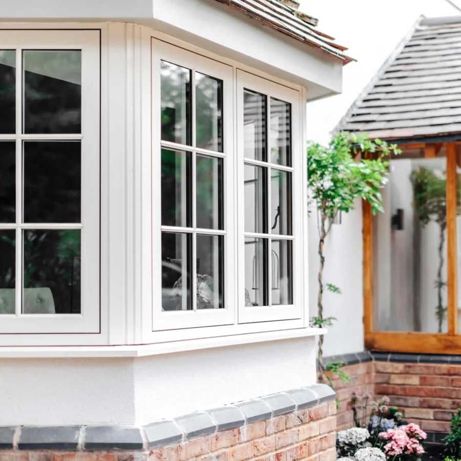 White R9 windows on period property