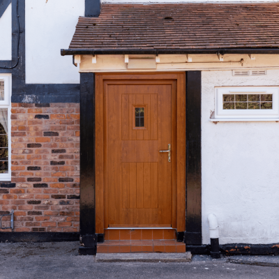 solidor composite door installed by alexander windows at davenport residential home in stockport