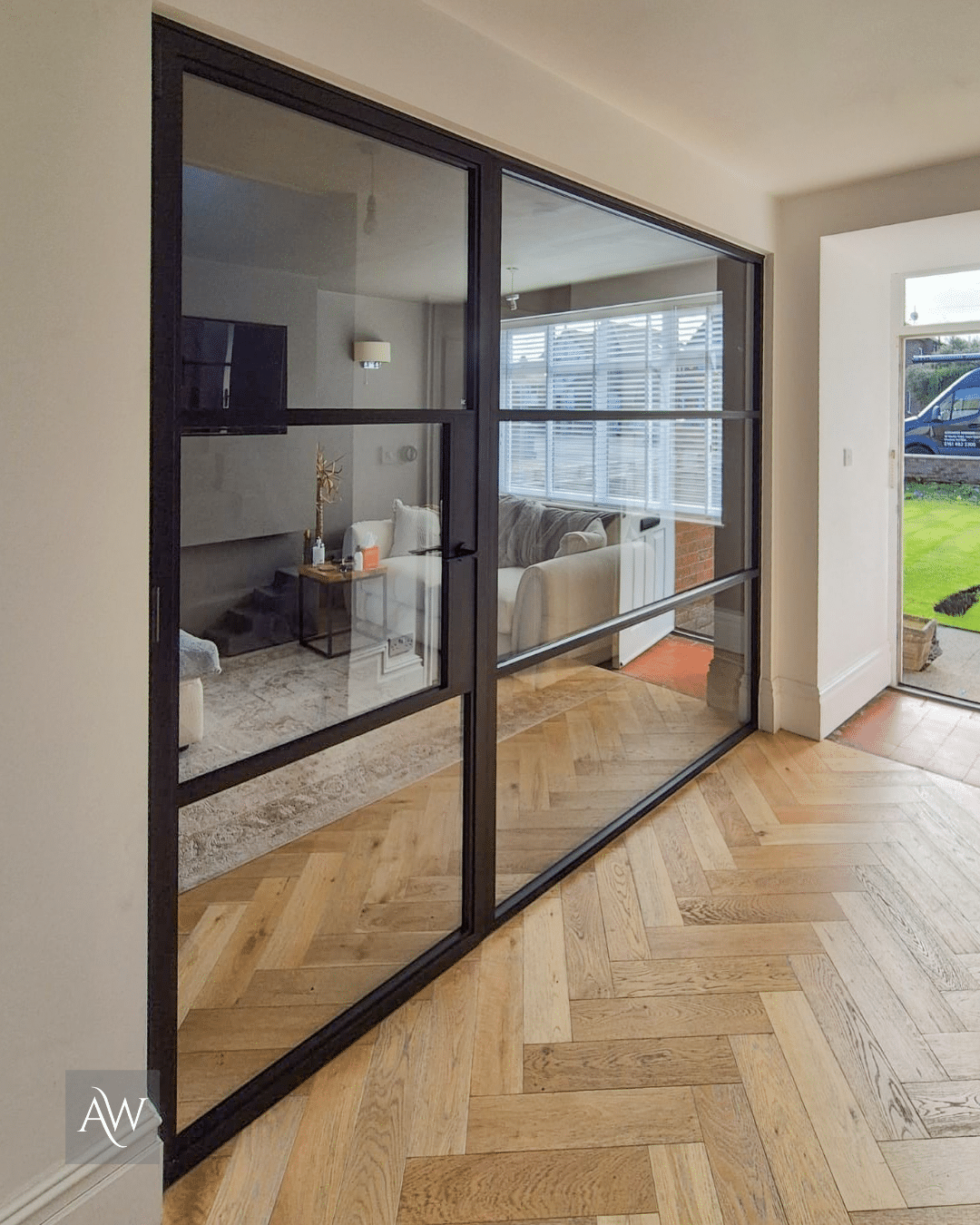 aluspace internal door & screen installed by alexander windows in sale