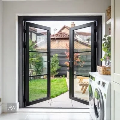 Aluminium French Door Installation - Warrington