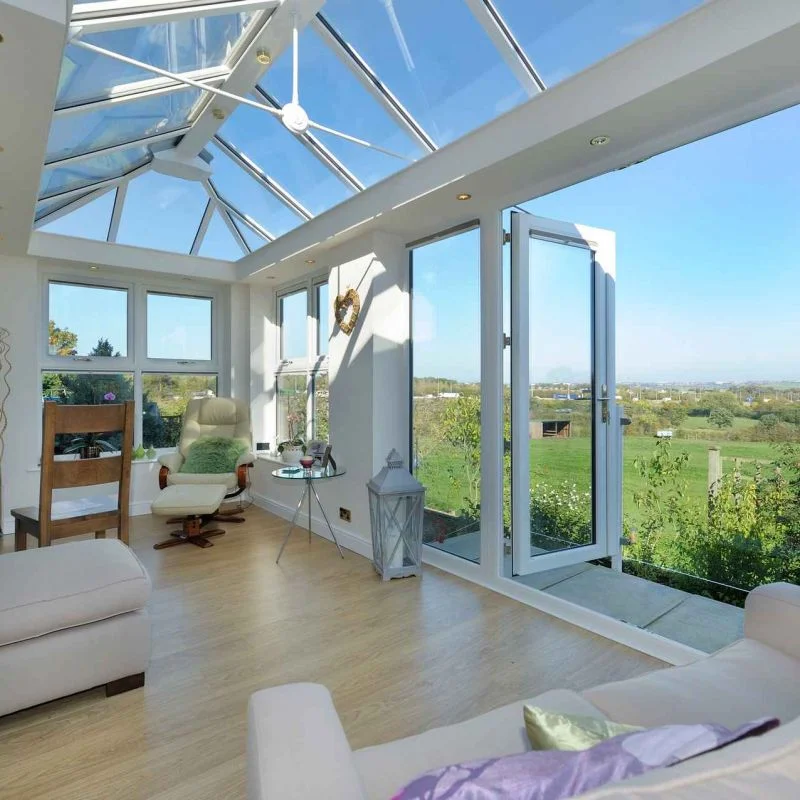 glass roof conservatory