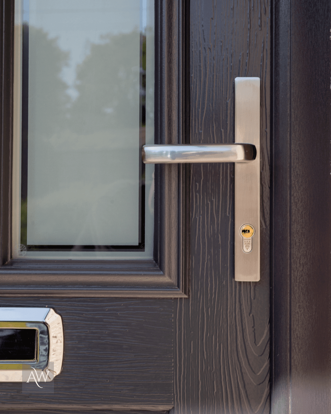 Solidor Ludlow composite door in anthracite grey in wilmslow installed by alexander windows