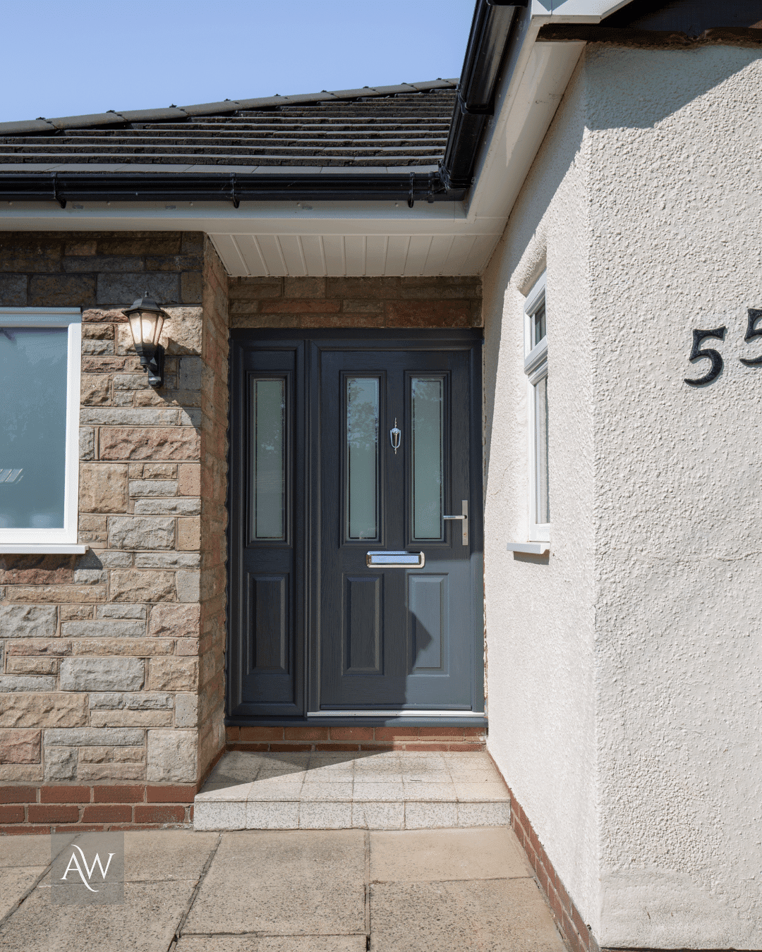 solidor ludlow 2 composite door with victorian glass
