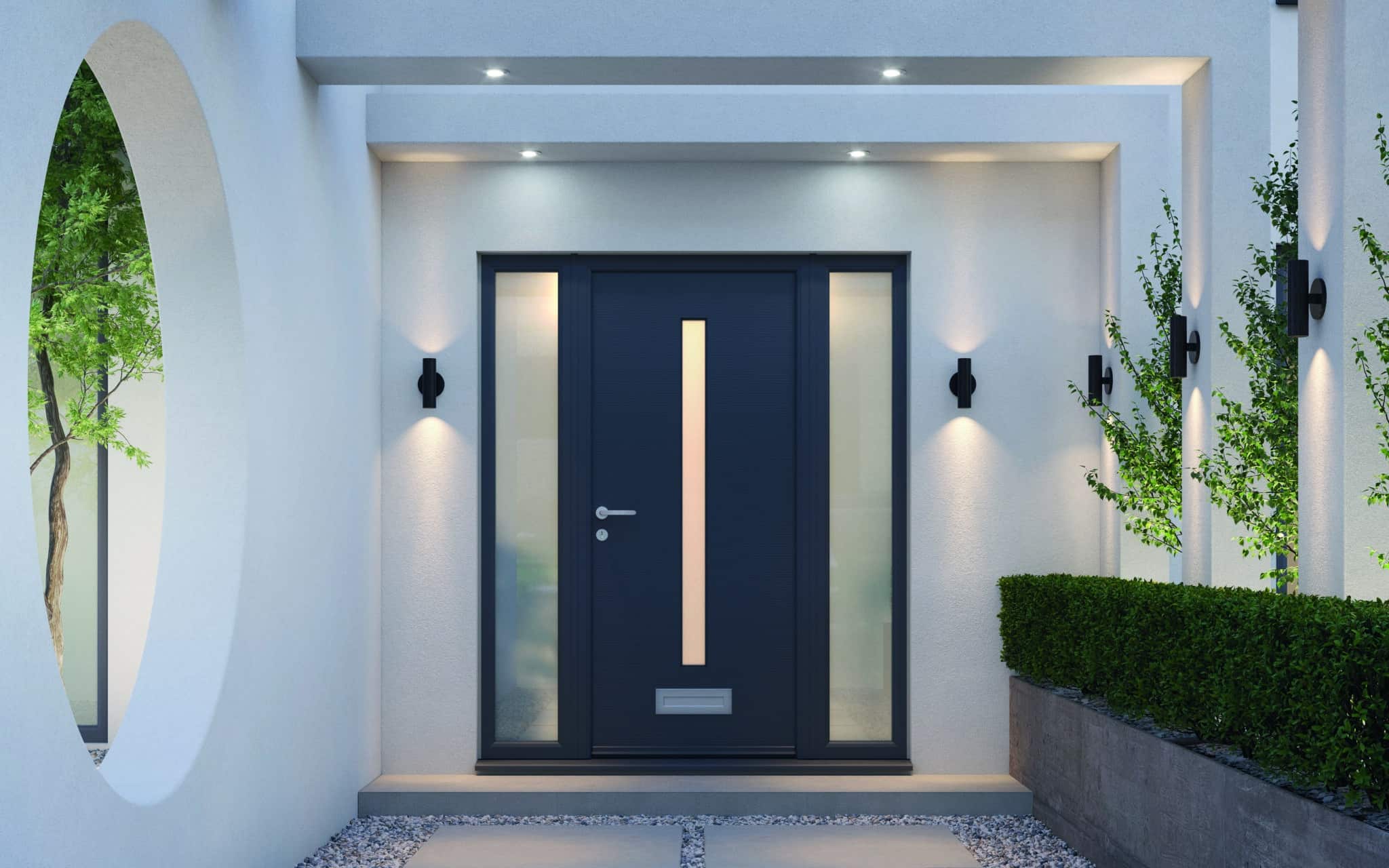 Make an entrance: contemporary front door design for modern living ...