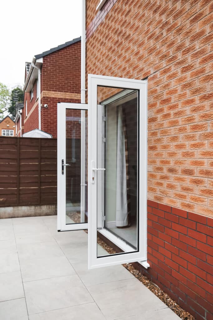 Aluminium French doors in Stockport