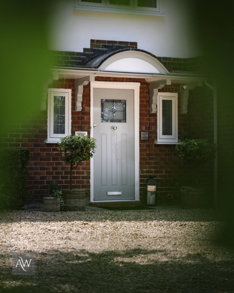 exterior shot of an astoria composite door