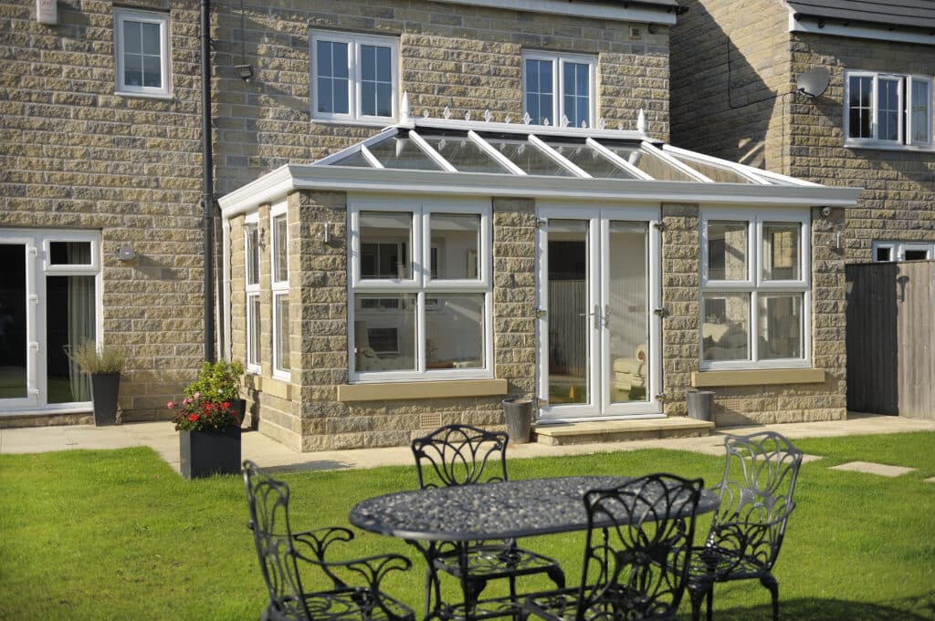 glass roof conservatories