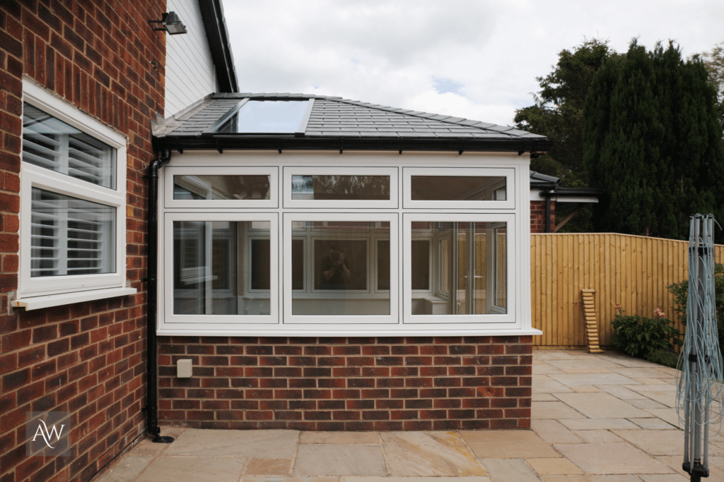 external view of conservatories with a Guardian Warm Roof