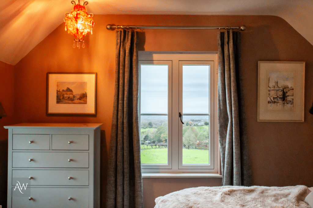 installation of a residence collaction upvc double glazed window (internal view)