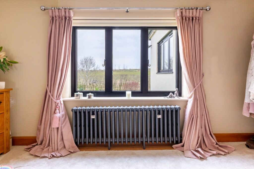 black aluminium windows installed by alexander windows.